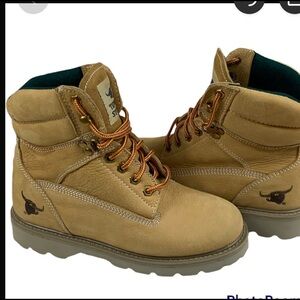TEXAS STEER Work Boots 6". Size 5 Unisex